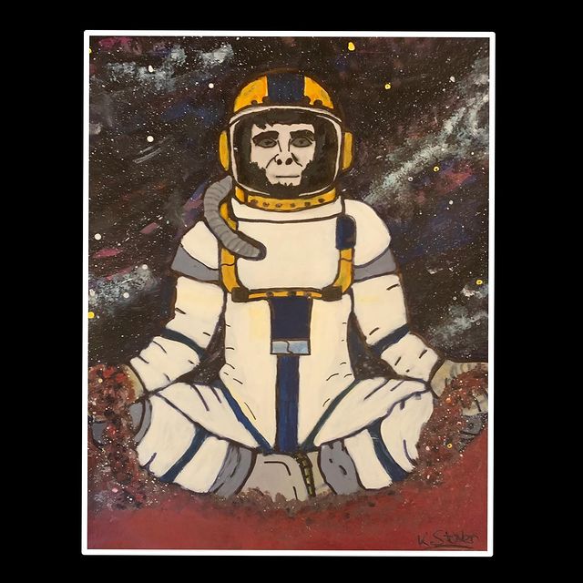 Space Squatch (Small Sticker)