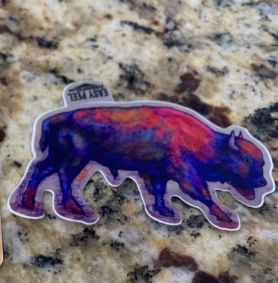 Bison Sticker