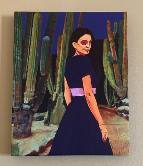 Lady Saguaro 18” x 24” Canvas