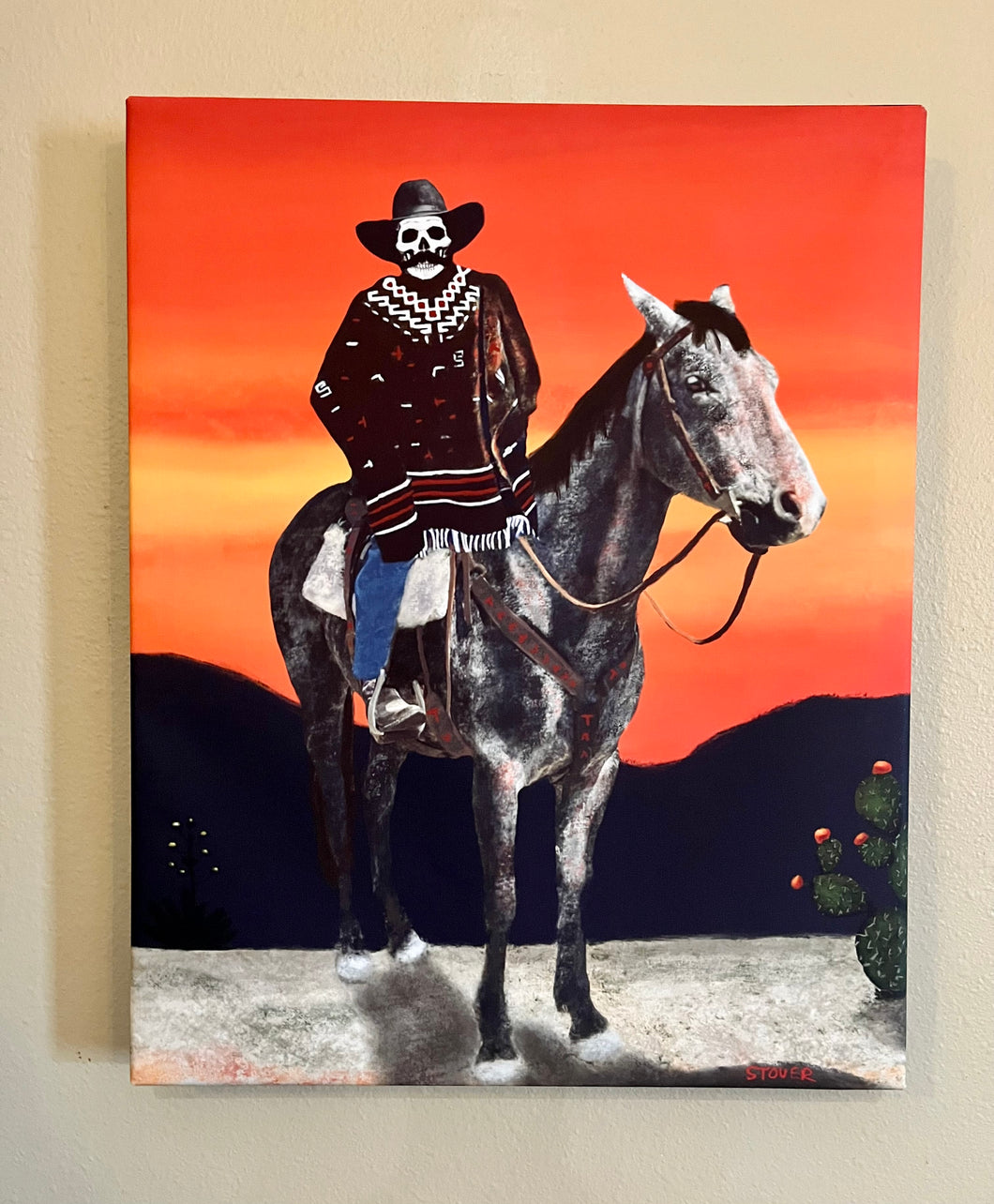 The Unnamed Cowboy 16” x 20” Canvas Print