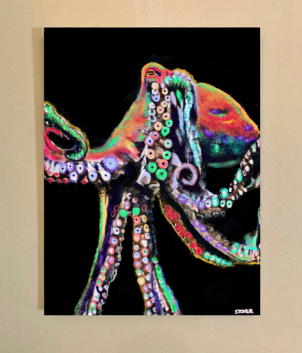 Octopus 18” x 24” Signed Original