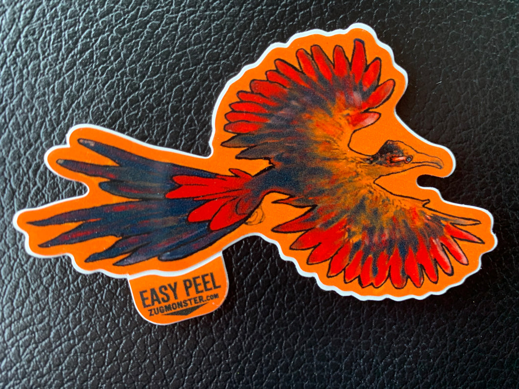 Roadrunner in Flight Sticker