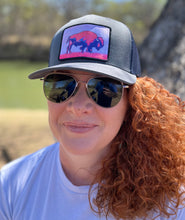 Load image into Gallery viewer, Tejas Bison Staple Cap - Grey/Navy
