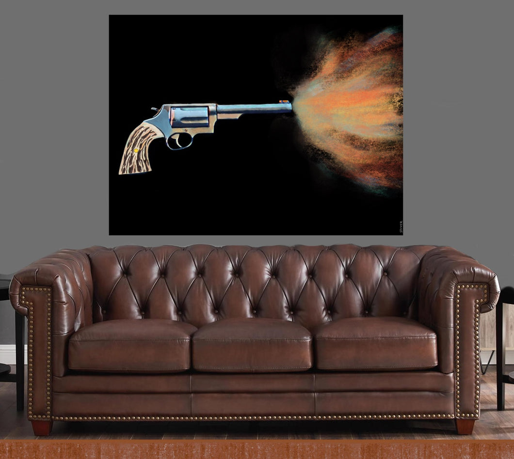 Revolver 30” x 40” Canvas Print