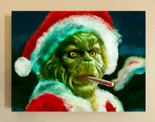 Load image into Gallery viewer, Grinch by Stover 18” x 24” Canvas Print
