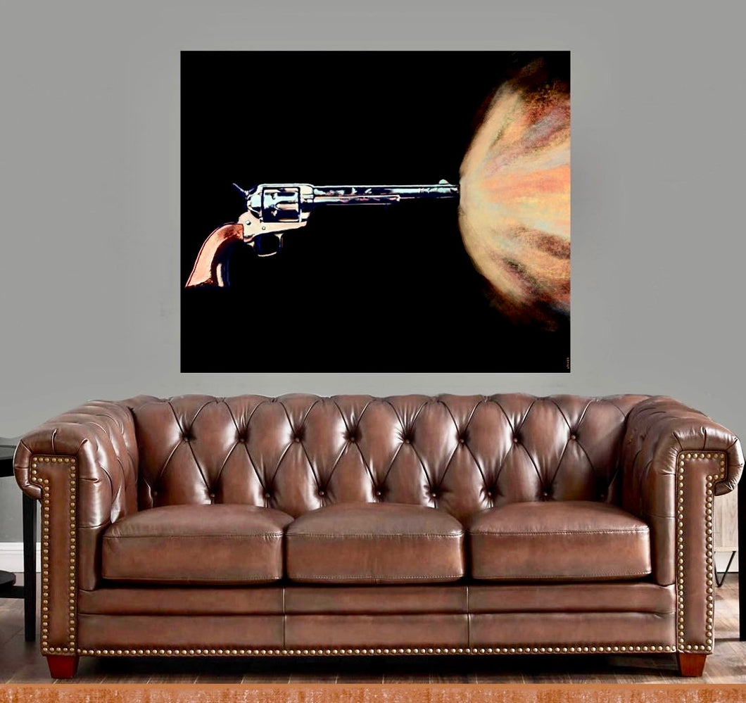 Revolver II 30” x 40” Canvas Print