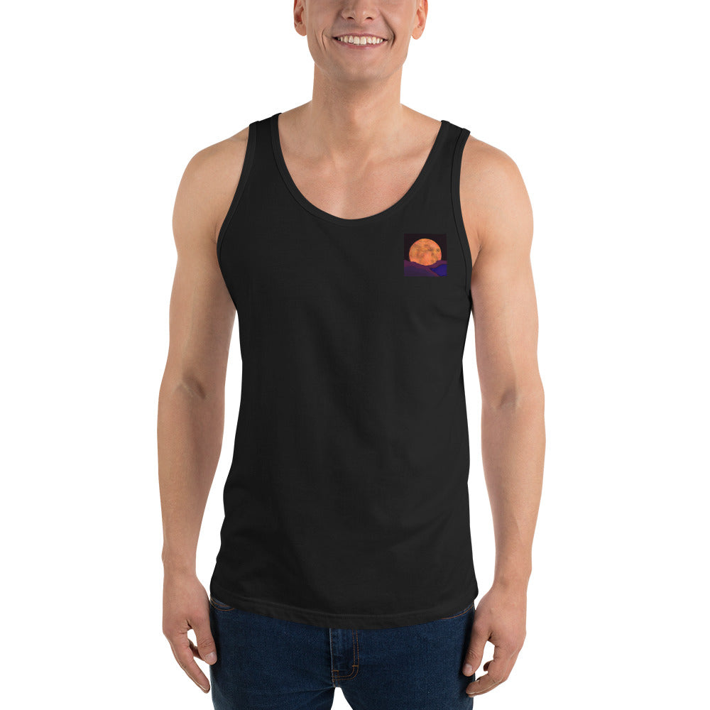 TX ORANGE MOON Unisex Tank Top