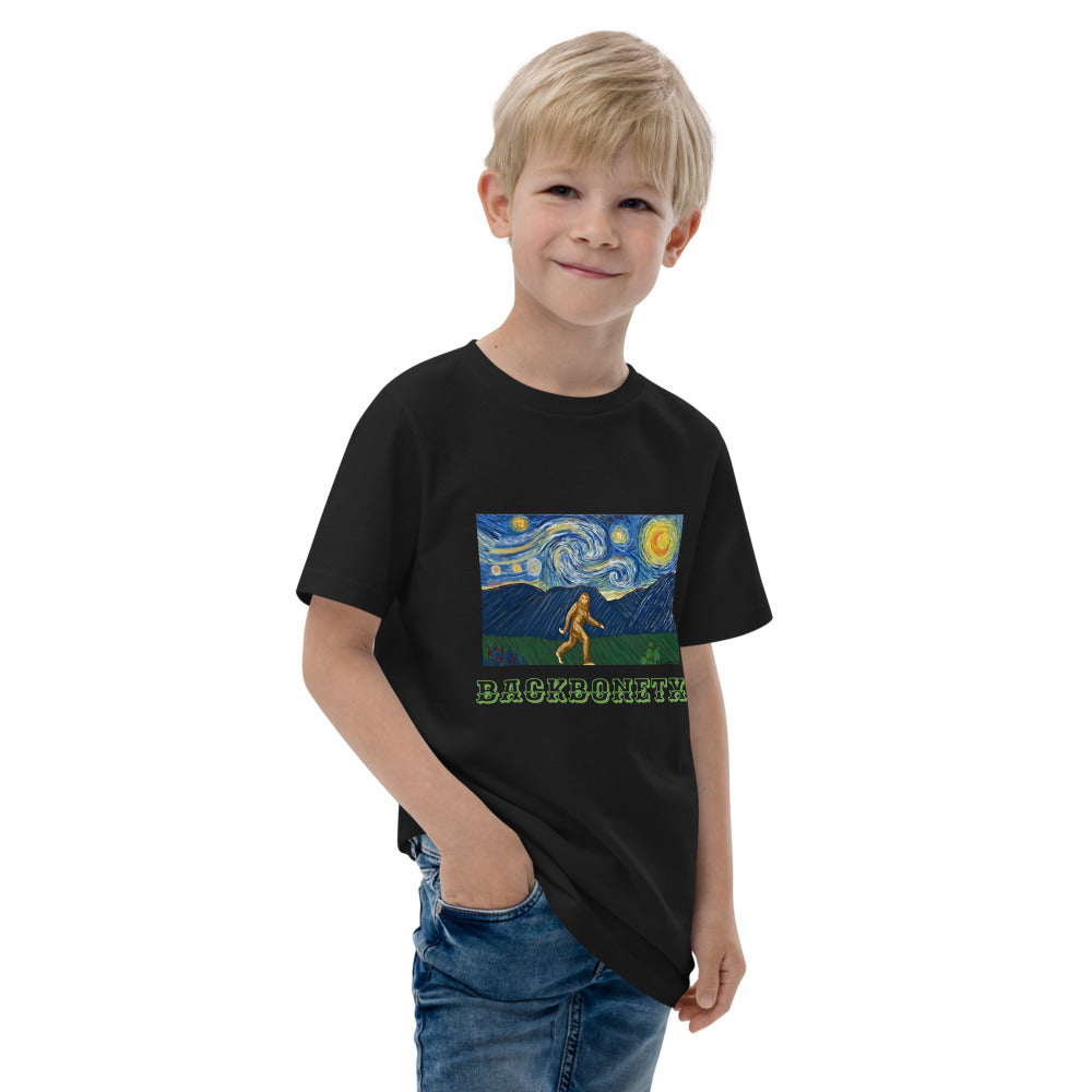 Starry Squatch Tee - Front Print Youth jersey t-shirt